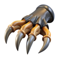 impressive abstract Harpy talons, sharp and dangerous, predatory, high quality png
