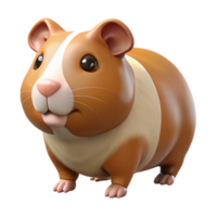 wonderful rustic A guinea pig squeaking, high resolution png