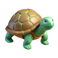 impressive abstract A turtle crawling, high resolution png