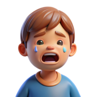 impressive abstract Crying child needing comfort original png