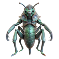 magnificent rustic Alien Insect, chitinous armor, multiple legs professional png