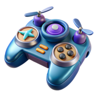 wonderful classic Cyberpunk drone controller, joystick, buttons, display high resolution png