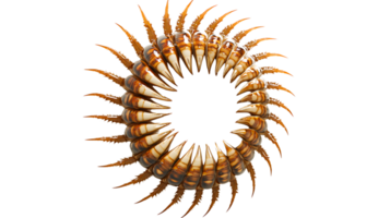Intricate Circular Design with Spiked Elements Abstract Artwork for Creative Projects and Deco png