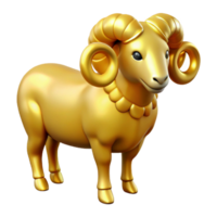 wonderful abstract Golden fleece, shining ram's fleece, genuine png