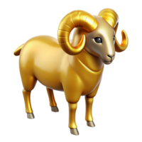 wonderful artistic Golden fleece, shining ram's fleece, authentic png