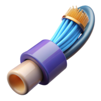 beautiful rustic Fiber optic cable transmitting data authentic png