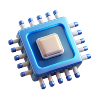wonderful creative Microchip with intricate details 4K png