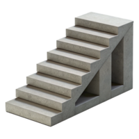alluring traditional Concrete staircase precast concrete step, NO BACKGROUND with Transparent Background. elite png