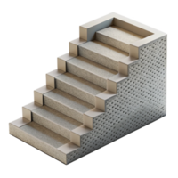 immaculate coveted Concrete staircase precast concrete step, NO BACKGROUND with Transparent Background. png
