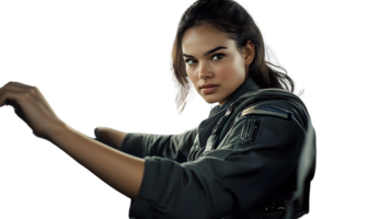 Pilot in Flight Gear Adjusting Controls with Precision and Focus png