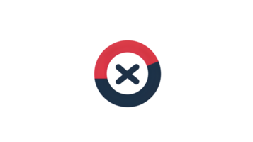 Abstract Circular Design with Cross Symbol Modern Minimalist Icon for Technology and Interfac png