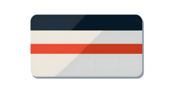 Abstract Color Block Design with Horizontal Stripes and Diagonal Shadows png