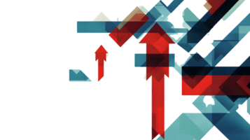 Abstract Geometric Composition with Bold Colors and Dynamic Shapes for Modern Design Projects png