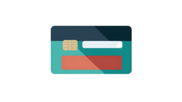 Credit Card Design with Minimalist Style and Modern Elements for Financial and Payment Concepts png