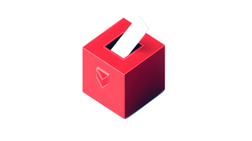 Red Cube with Open Lid Minimalist Design for Technology Storage and Abstract Concepts png