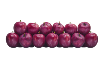 A cluster of vibrant ripe fruits with a glossy finish ideal for culinary and healthfocused c png