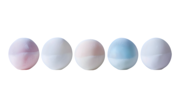 Abstract Spheres with Gradient Colors and Textures for Design Projects png