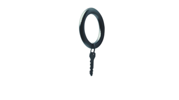 A sleek key with a large ring perfect for security and access solutions png