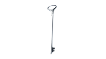 A sleek metallic key with a modern design perfect for security and access solutions png