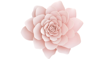 Delicate Pink Flower with Soft Petals Ideal for Nature and Floral Designs Perfect for Backgro png