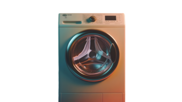 FrontLoading Washing Machine with Digital Display and Control Panel png