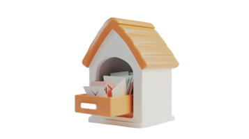 Mailbox Overflowing with Letters and Envelopes A Charming Illustration for Communication Conce png