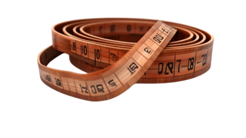 Measuring Tape Coiled in a Spiral Precision Measurement Tool for Crafting Sewing and DIY Pro png