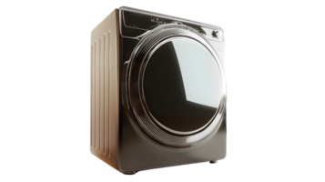 Modern FrontLoading Washing Machine with Sleek Design and Transparent Door for Laundry Room png