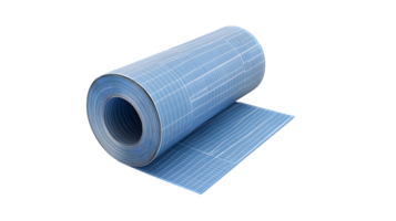 Rolled Blueprint Material with Grid Pattern Ideal for Design Engineering and Architectural C png