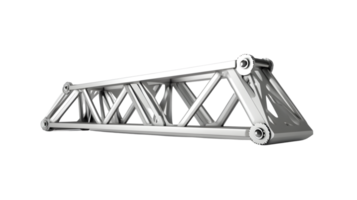 Structural Truss Design A Detailed 3D Model of a Metal Framework for Engineering and Architect png