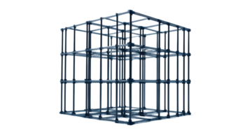 Structural Framework Design A Detailed 3D Model of a Modular Construction Frame for Engineerin png