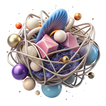 stunning abstract Abstract Chaotic Lines and Scribbles Isolated Element png