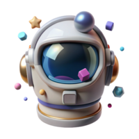 magnificent traditional Astronaut Helmet Front View Isolated Element authentic png