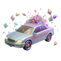serene traditional Car Isolated with Side View professional png