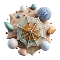magnificent creative Cobweb Isolated with Dusty Texture original png