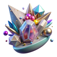 serene traditional Cosmic Rays Abstract Design Isolated on Transparent Background authentic png