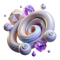 extraordinary rustic Cosmic Rays Abstract Swirls Isolated on Transparent Background original png