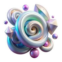 extraordinary rustic Cosmic Rays Abstract Swirls Isolated on Transparent Background authentic png