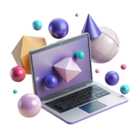 wonderful contemporary Modern Laptop Front View Transparent Element authentic png