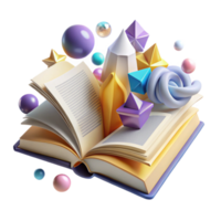 impressive rustic Open Book with Blank Pages Flat Lay Cutout high resolution png