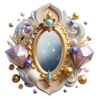 beautiful traditional Ornate Frame Isolated with Vintage Style png