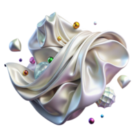 extraordinary rustic Pearl White Silk Fabric with Shimmering Sheen Cutout high quality png