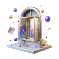 wonderful vintage Shadow of a Window Frame Transparent Background high resolution png