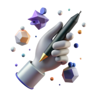 vibrant contemporary Shadow of Hand Holding Object Transparent Element detailed png
