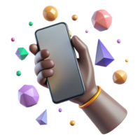 dramatic modern Shadow of Hand Holding Object Transparent Element exclusive png
