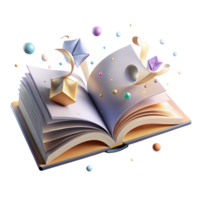 impressive rustic Shadow of Open Book with Curved Pages on Transparent Background high quality png