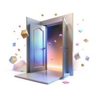 extraordinary contemporary Shadow of Open Doorway with Bright Light Isolated high resolution png