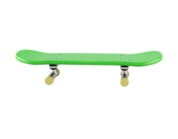 Green Skateboard Isolated on Transparent Background png