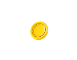 Gold Coin Isolated on Transparent Background png