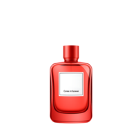 Elegant Red Perfume Bottle png